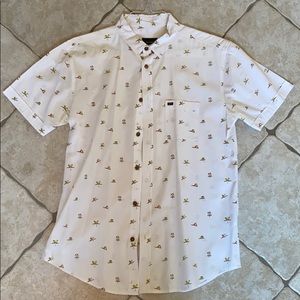 Globe Parakeet Collared Shirt. Like new.